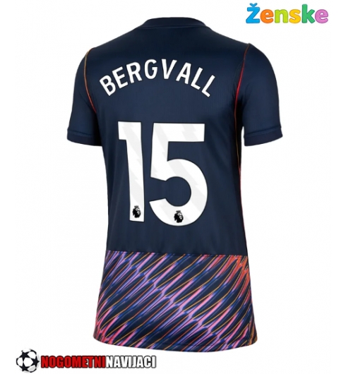 Ženske Nogometnih dresov Tottenham Hotspur Lucas Bergvall #15 Gostujoči 2026-27 Kratki rokavi Ženske Nogometnih dresov Tottenham Hotspur Lucas Bergvall #15 Gostujoči 2026-27 Kratki rokavi